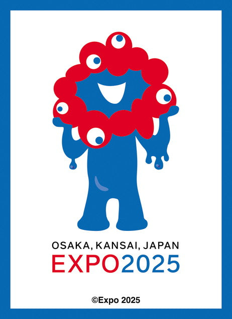 『大阪・関西万博公式キャラクター ミャクミャク』キャラクタースリーブ 2025 大阪・関西万博ロゴ EN-1526